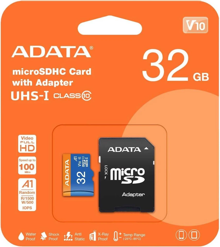 ADATA 32GB Premier Micro SD Card with SD Adapter - Image 4 of 4