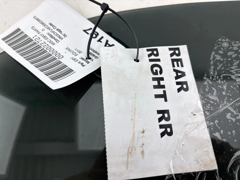 Chevrolet Equinox 2010-2017 puerta trasera derecha pasajero ventana vidrio OEM Foto 4 de 4