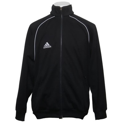 Adidas, Trainingsjacke, Herren, Größe: M, Schwarz, Polyester, Einfarbig #jPL