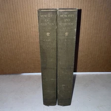 Memoirs and Reflections 1852-1927 by The Earl of Oxford and Asquith 2 Volumes