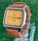 Authentic Seiko 5 Automatic || Gold  Dial || Men's Vintage Watch || 21 Jewels