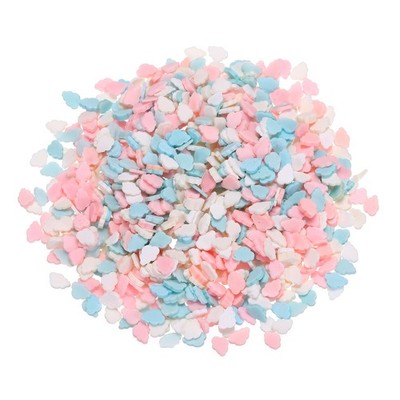 Fake Blue Cloud, 6 Set Fruit Slices, White/Pink/Blue