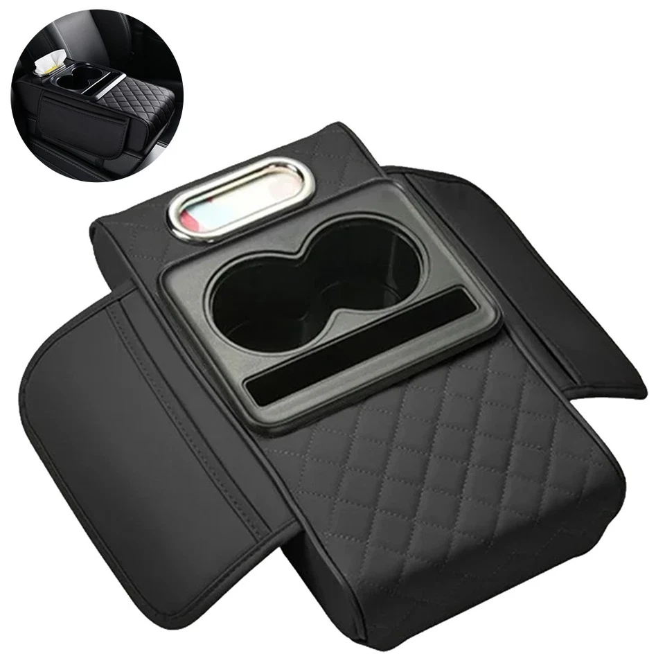 Multifunktionale Armlehnenbox tragbare Autoarmlehne Aufbewahrungsbox universal - Bild 2 von 4