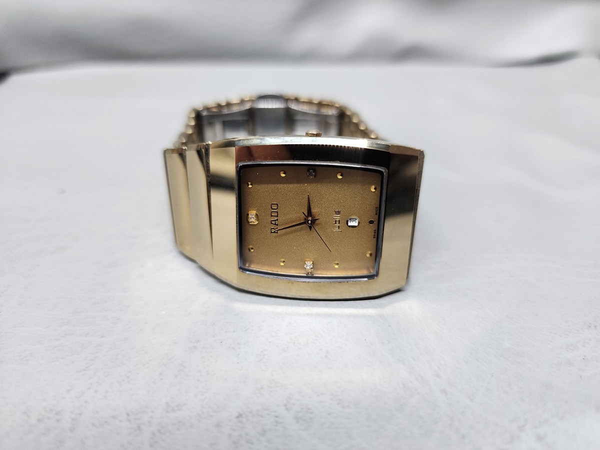 RADO 180.0286.5 Jubile Quartz Sapphire Men's Watch Tungsten Steel