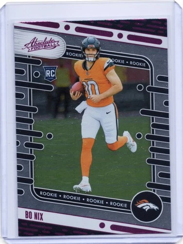2024 Panini Absolute Football Pink Bo Nix #112