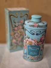 1977 Avon California Co. Roses Roses Talc Tin In Original Box