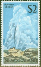 New Zealand 1968 $2 Black, Ochre & Pale Blue SG879 V.F MNH