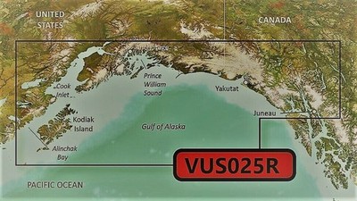VUS025R Bluechart G2 HD Vision Map listed compatibles