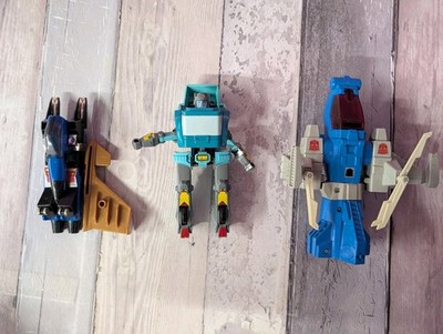 Vintage 80er Transformers G1 Kup, Brainstorm & Blurr für Teile ((defekt)) Konvolut