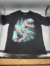 The Children s Place Dinosaur T Shirt Black Small 5-6 Dinosaur