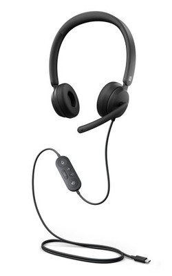 Microsoft Modern USB Wired Headset I6N-00001 Mikrofon USB-C One Size, Schwarz 