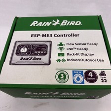 Rain Bird ESP-ME3 Indoor/Outdoor Irrigation 4 station Controller 120V F55410
