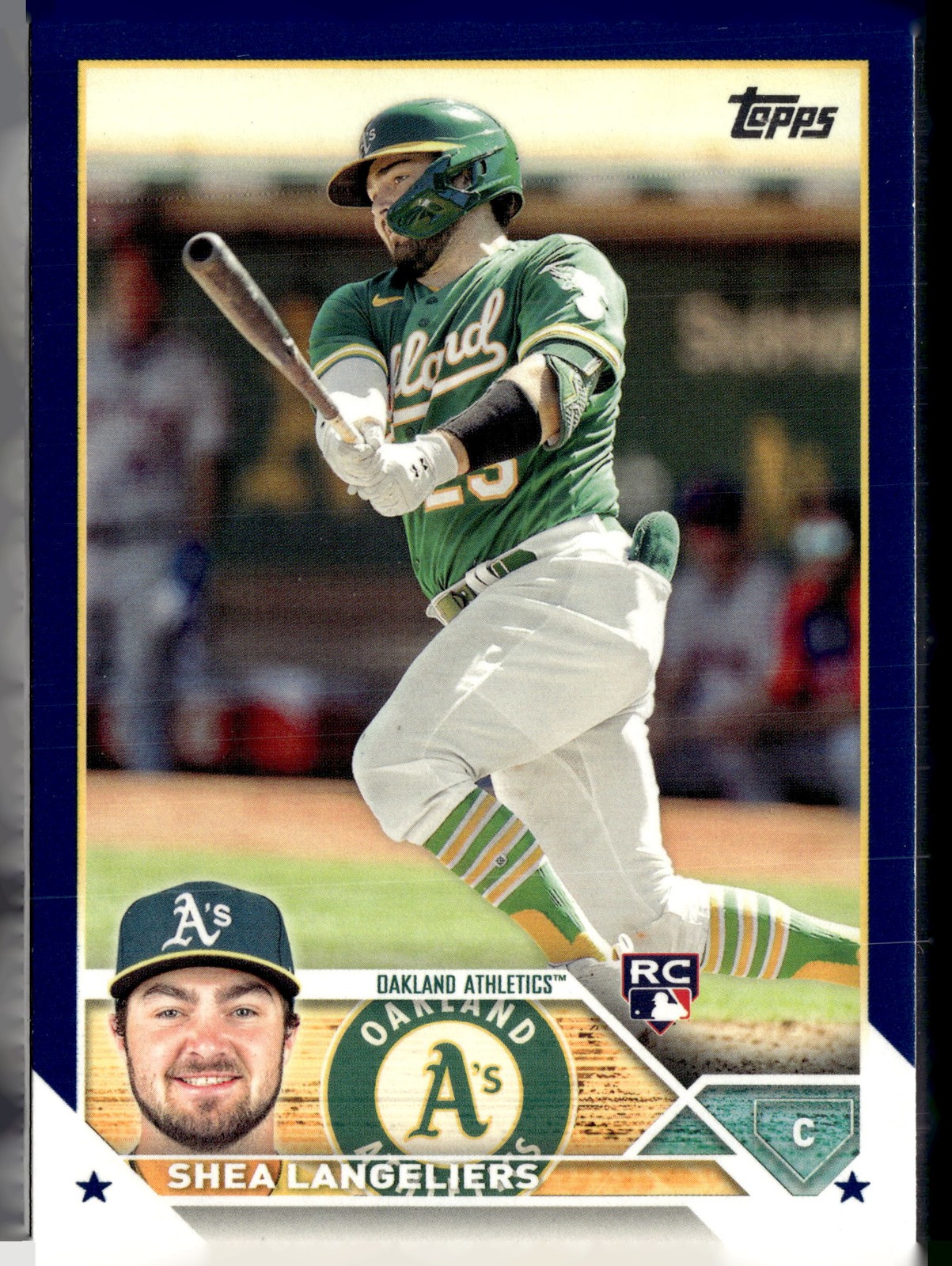 2023 Topps #127 Shea Langeliers Royal Blue