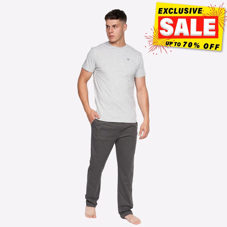 Duck and Cover Radovan Comfortable Relaxing Loungewear Set Mens Grey