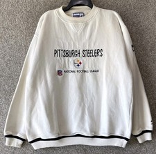 Logo Athletic NFL Pro Line Mens Sz XL Pittsburgh Steelers Embroidered Sweatshirt