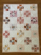 All Cotton Handmade Baby Quilt