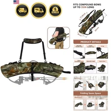 Compound Bow Sling Camouflage Quick Release Adjustable Shoulder Strap