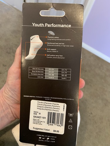 Nike Youth Performance Cushion Crew Quarter Socken Jugend 3-5 USA 3er Pack NEU - Bild 4 von 6