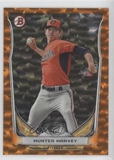 2014 Bowman Draft Top Prospects Orange Ice /25 Hunter Harvey #TP-27