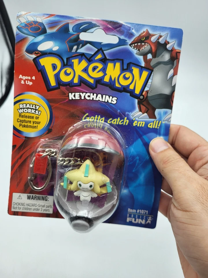 Basic Fun Pokemon Keychains Jirachi Series 10 Vintage New Sealed 2004 - Image 2 of 3