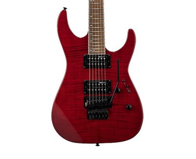 maple　笑主70点 ESP Ltd M-200fm Electric Guitar See Thru Red LM200FMSTR for