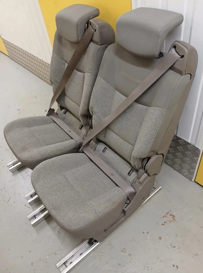 Luxurious rear van seat x 2 vito t4 t5 viraro any van campervan - Image 2 of 4