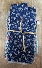 Random liberty of london - Quilting Fabric Scrap Bundle -Blue Mix - 100g Cotton