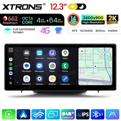 Multimedia Android Autoradio für Audi A3 8V S3 RS3 12.3'' 2K QUAD HD Navi CarPlay
