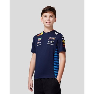 Castore Red Bull Racing Official Team F1 Kinder Set Up T-Shirt Trikot Jersey 