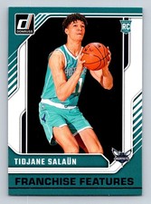 #11 Tidjane Salaun 2024-25 Donruss Franchise Features __ RC Hornets