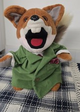 Basil Brush Talking Hand Puppet 2003 Plush Fully Working Boom Boom Fox
