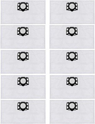 5 10 Pack Fleece Filter Bags Compatible with Karcher KFI357 KA40 WD2 Plus WD3