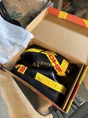 MSCHF TAP3 Sneaker Black/Yellow/Red Leather Men s 2022 mschf-007