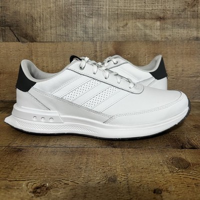Adidas S2G SL Leather 24 Spikeless Golf Shoes Men's Size 8.5 White IF0298 NEW