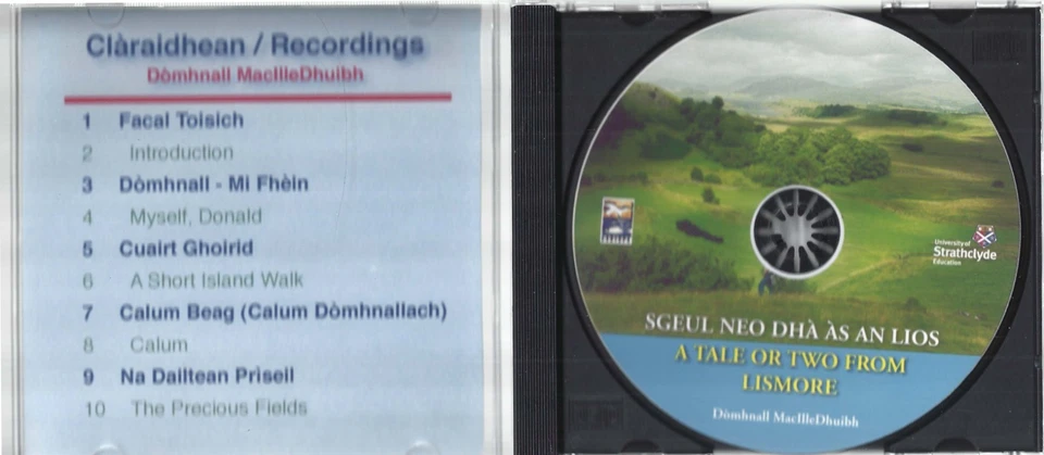 Sgeul neo Dhà às an Lios (Tales from Lismore) CD in Scottish Gaelic & English - Image 2 of 2