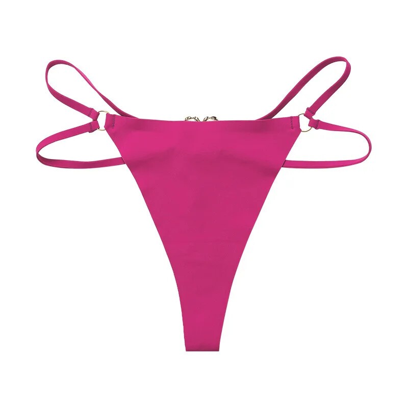 Sexy Women G String Briefs Ice Silk Panties Girls Underwear Thong Underpants
