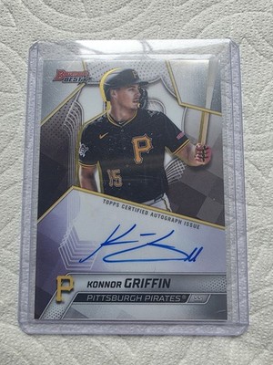 2025 Bowman Best  Best Of 2025 Konnor Griffin Base Auto. Top Prospect Pirates
