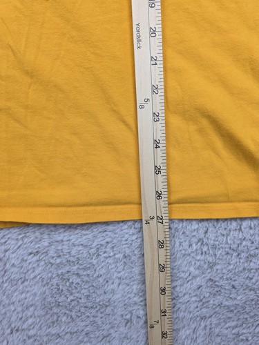 Majestic Milwaukee Brewers Mens Glove Logo Crew Neck T-shirt Yellow Size Large - Picture 9 of 9