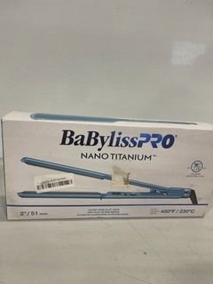 BaBylissPRO Nano Titanium 2" Ultra Thin Flat Iron | BNT4074TUC
