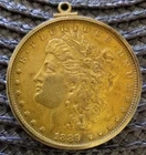 1889 Morgan Silver Dollar Pendant