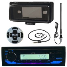 JVC KD-T92MBS 1 DIN USB Stereo CD Receiver, Cover, Remote, 22" Antenna, Antenna