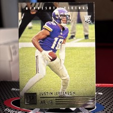 2020 Panini Chronicles Justin Jefferson Vikings Rookie Card RC #PA-23 ⭐️ MINT. rookie card picture
