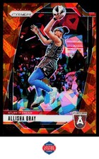 2024 Panini Prizm WNBA #96 Allisha Gray Ice Orange Prizms