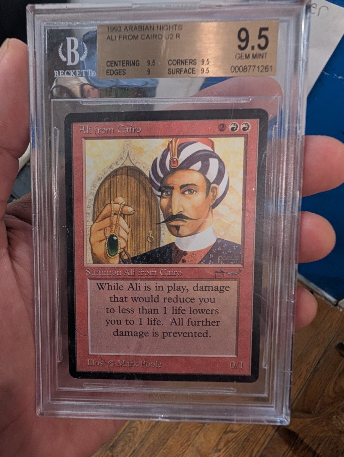 Magic: The Gathering Ali From Cairo 9.5 - CGC Arabian nights