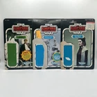 Star Wars Vintage Carbacks - Luke Hoth 45 Back Leia 31 BK, Han Solo Bespin 41 BK