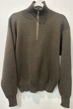 Polo Ralph Lauren Wool Half-Zip Sweater Sz MEDIUM Olive Green