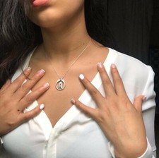Like no other Letter C Silver Charm Pendant 21mm FREE CHAIN & BOX w/Bonus inside