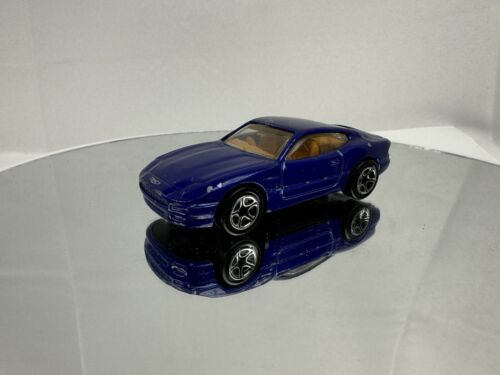 1996 Vintage Matchbox BLUE Aston Martin DB7 1:60 Tan Interior Rare