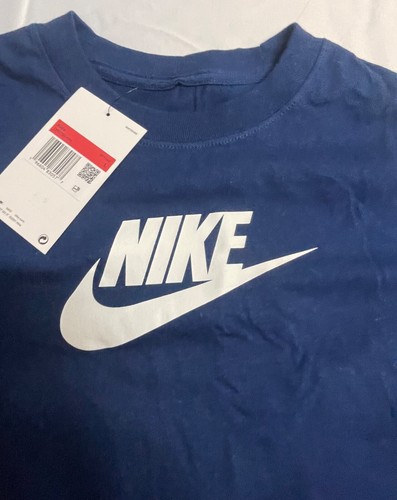 NIKE THE NIKE TEE KIDS LARGE BLUE TEE SHIRT 100% COTTON - Picture 5 of 7