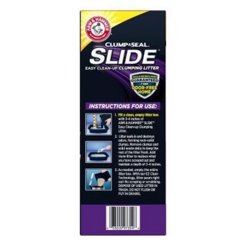 Arm & Hammer Seal Slide and Clumping Cat Litter - 14lbs - Picture 4 of 9